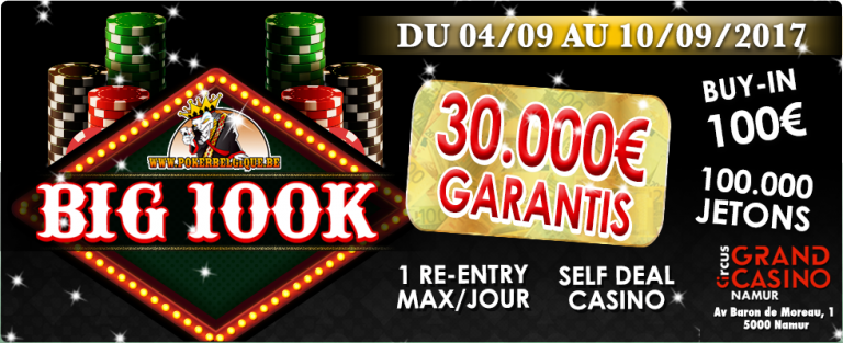 BIG 100K : 30.000€ Garantis maintenu