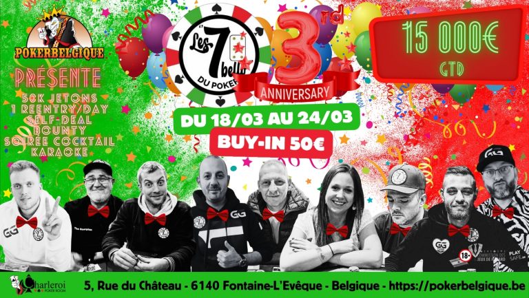 3 ans des 7 bellos – Seat Draw