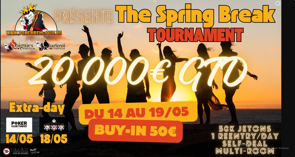 Chipcount spring break Tournament les détails c'est par ici ...