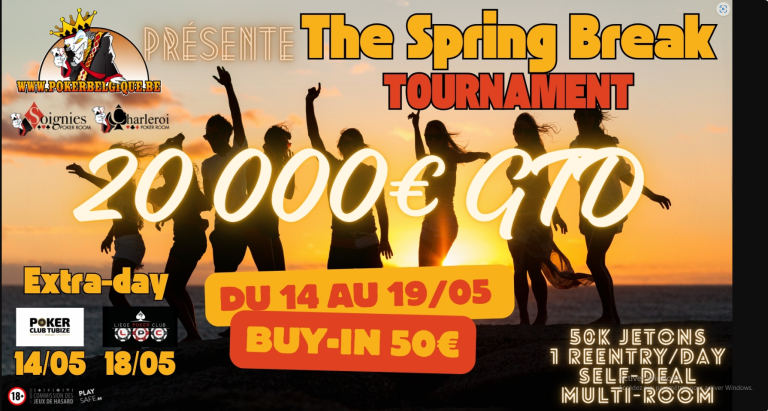 Chipcount spring break Tournament les détails c&rsquo;est par ici …