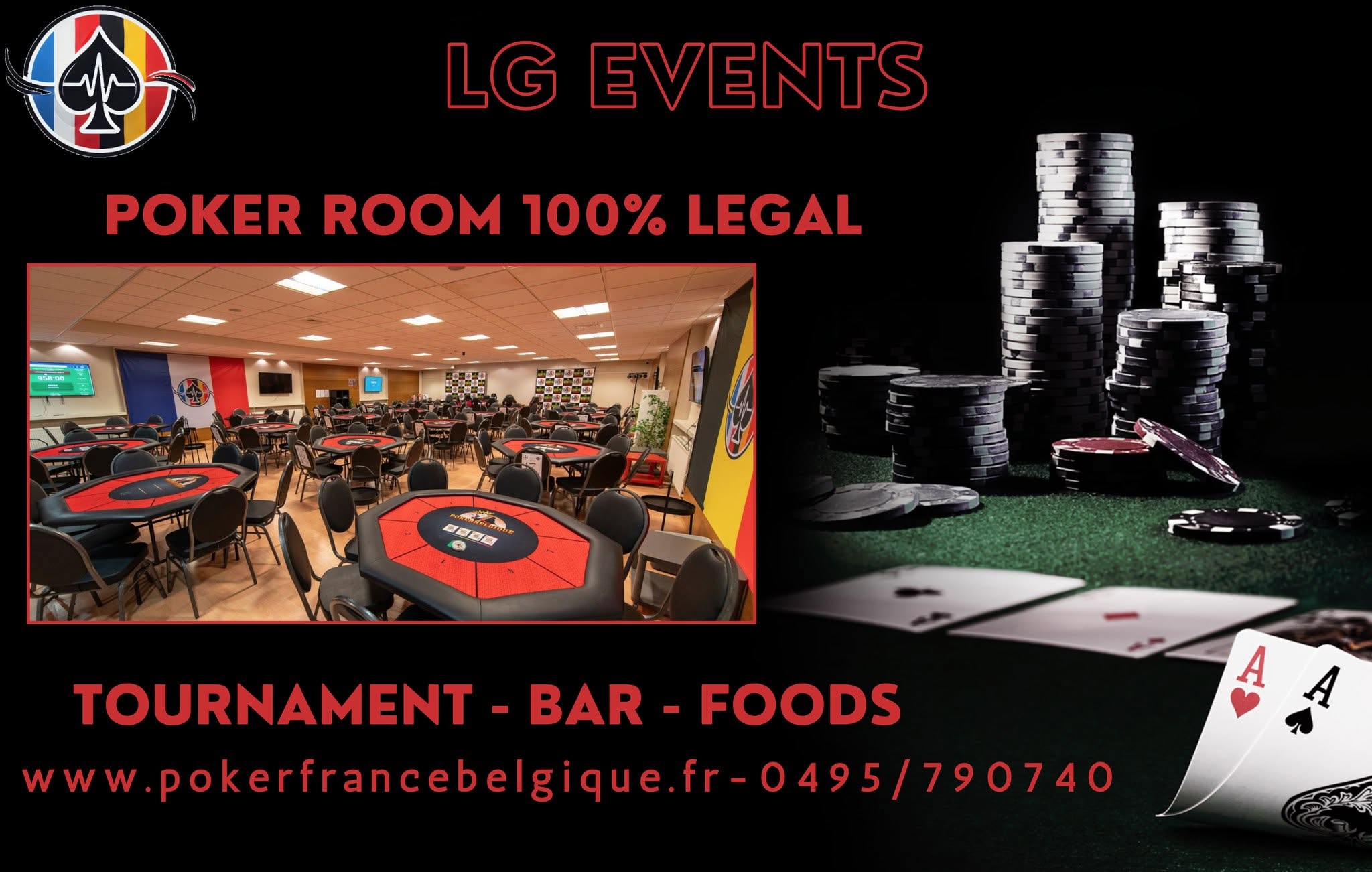 Événements Poker France Belgique