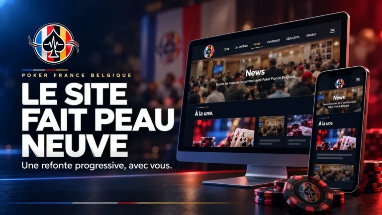 Poker France België krijgt een nieuw uiterlijk!