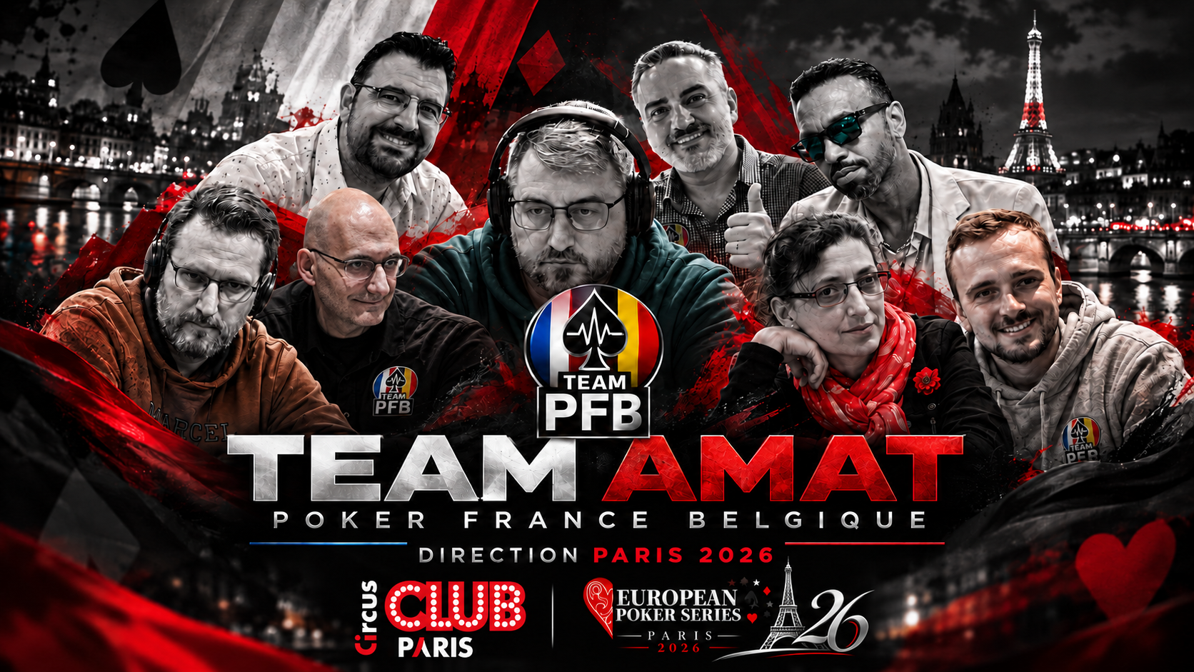 Our PFB Team at EPS Paris 2026: eight players, one shared passion!
