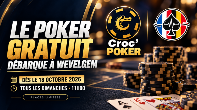 Croc’Poker arrive bij Poker France België!