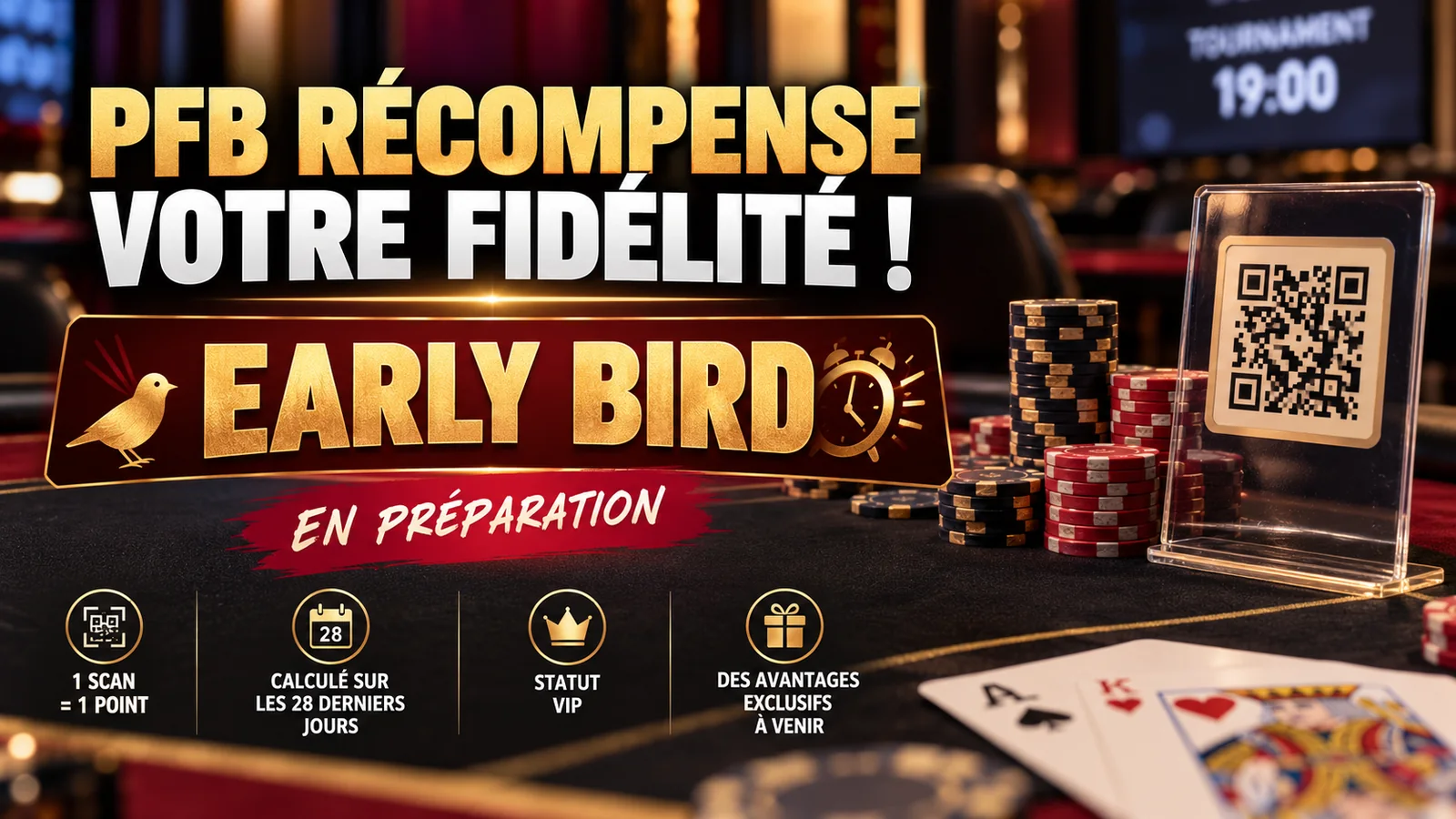 PFB zal uw loyaliteit belonen: het Early Bird-programma komt eraan!